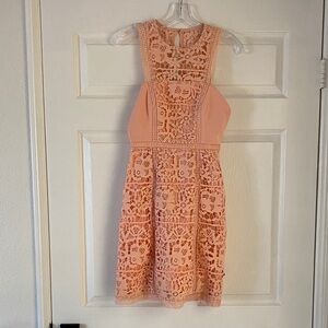 Bariano Lace Mini Dress